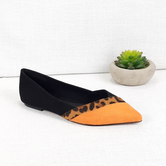 ASOS VIBRANT POINTED BALLET FLATS - Picture 3 of 16